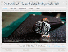 Tablet Screenshot of deepstudio.co.uk